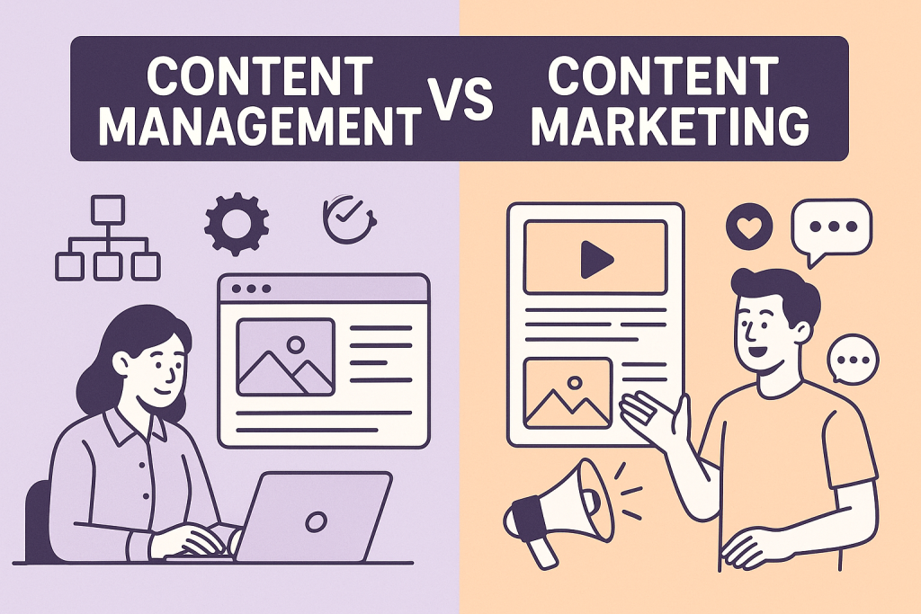 Content Management vs Content Marketing